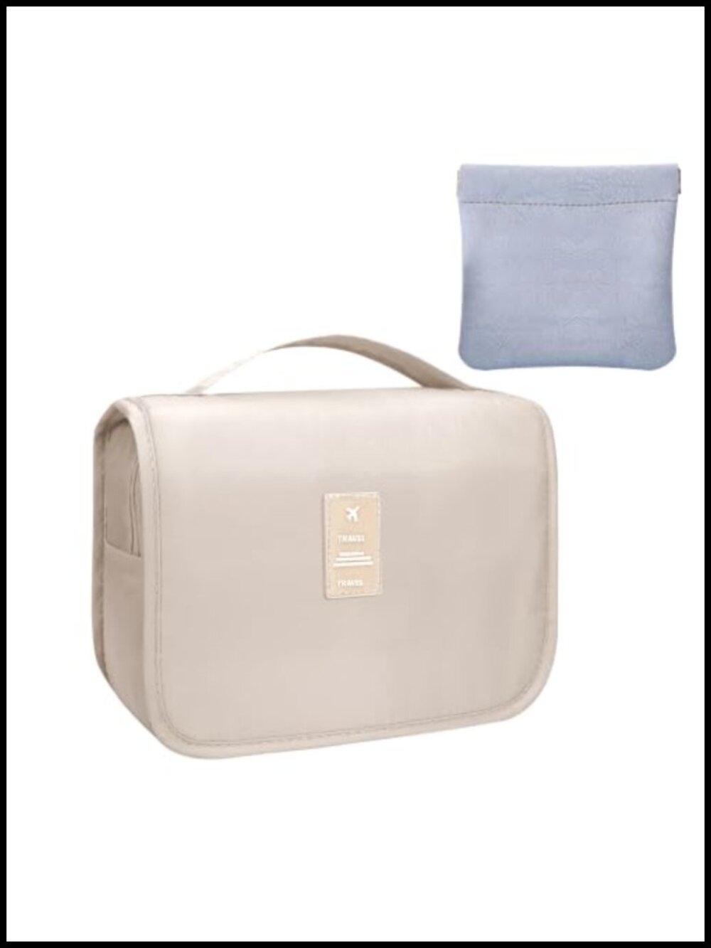 Hanging Toiletry Bag Waterproof Polyester Travel Cosmetic Organizer